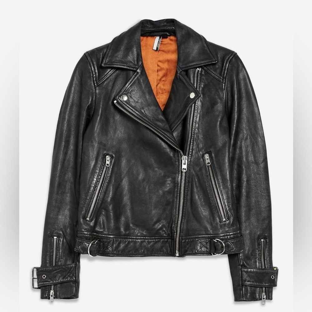 Lamb leather jacket